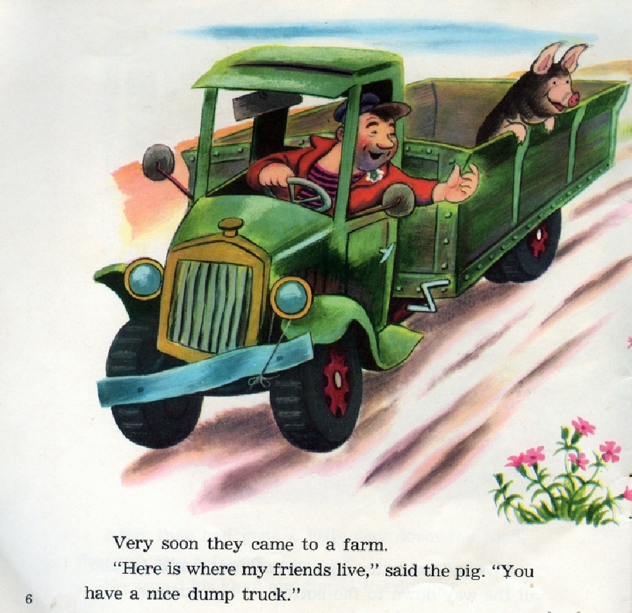The Happy Man and His Dump Truck (08),绘本,绘本故事,绘本阅读,故事书,童书,图画书,课外阅读